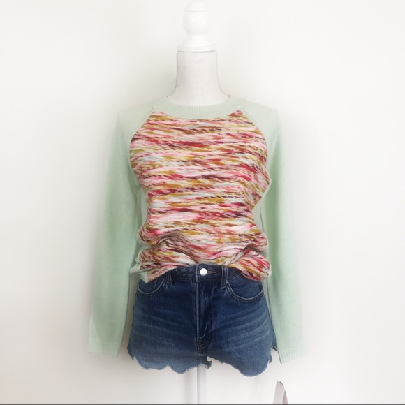 Boutique Rainbow Chunky Crochet Knit Boho Sweater - Picture 5 of 8